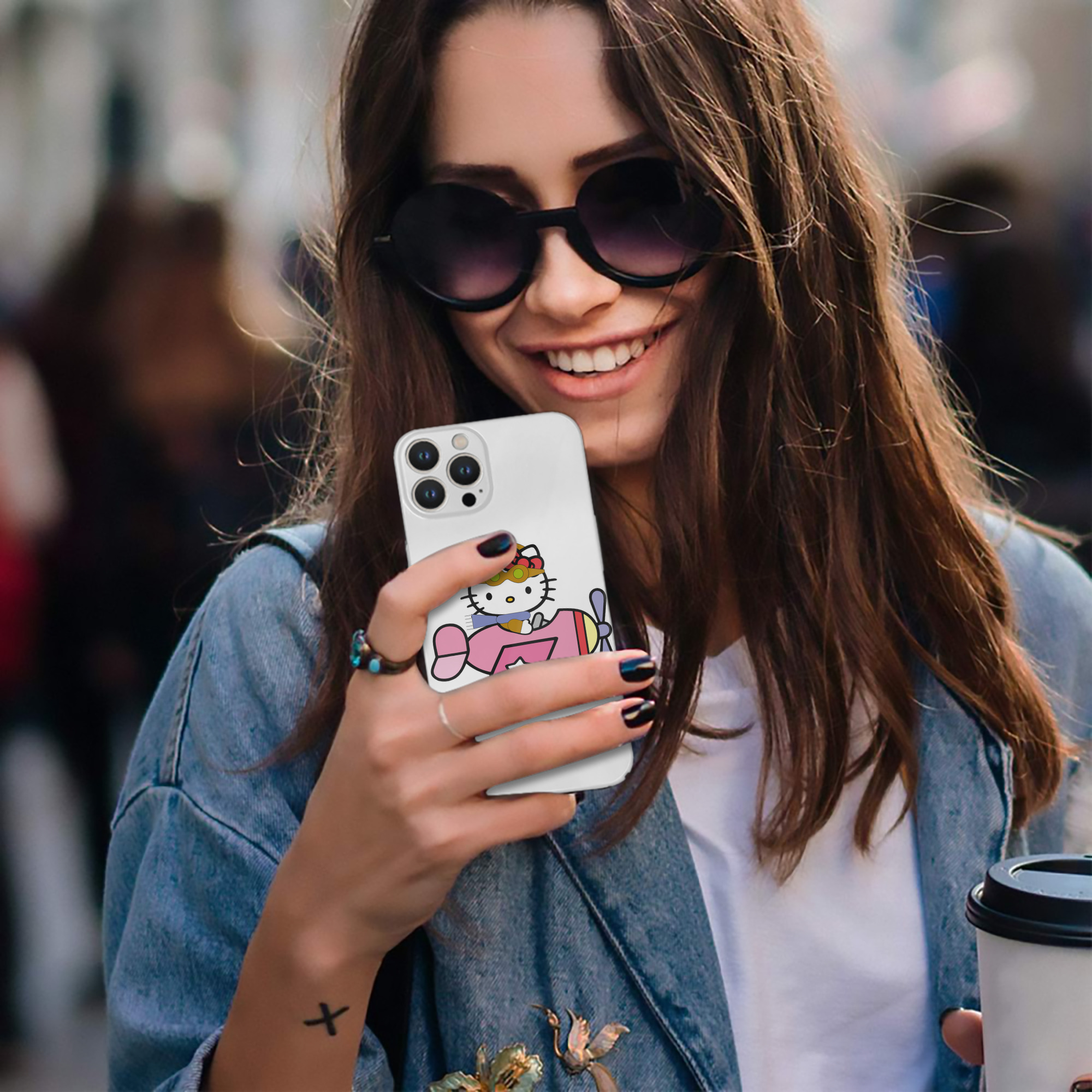 （画像用） Hello Kitty ハローキティ 【iPhone 14シリーズ対応】ハードケース